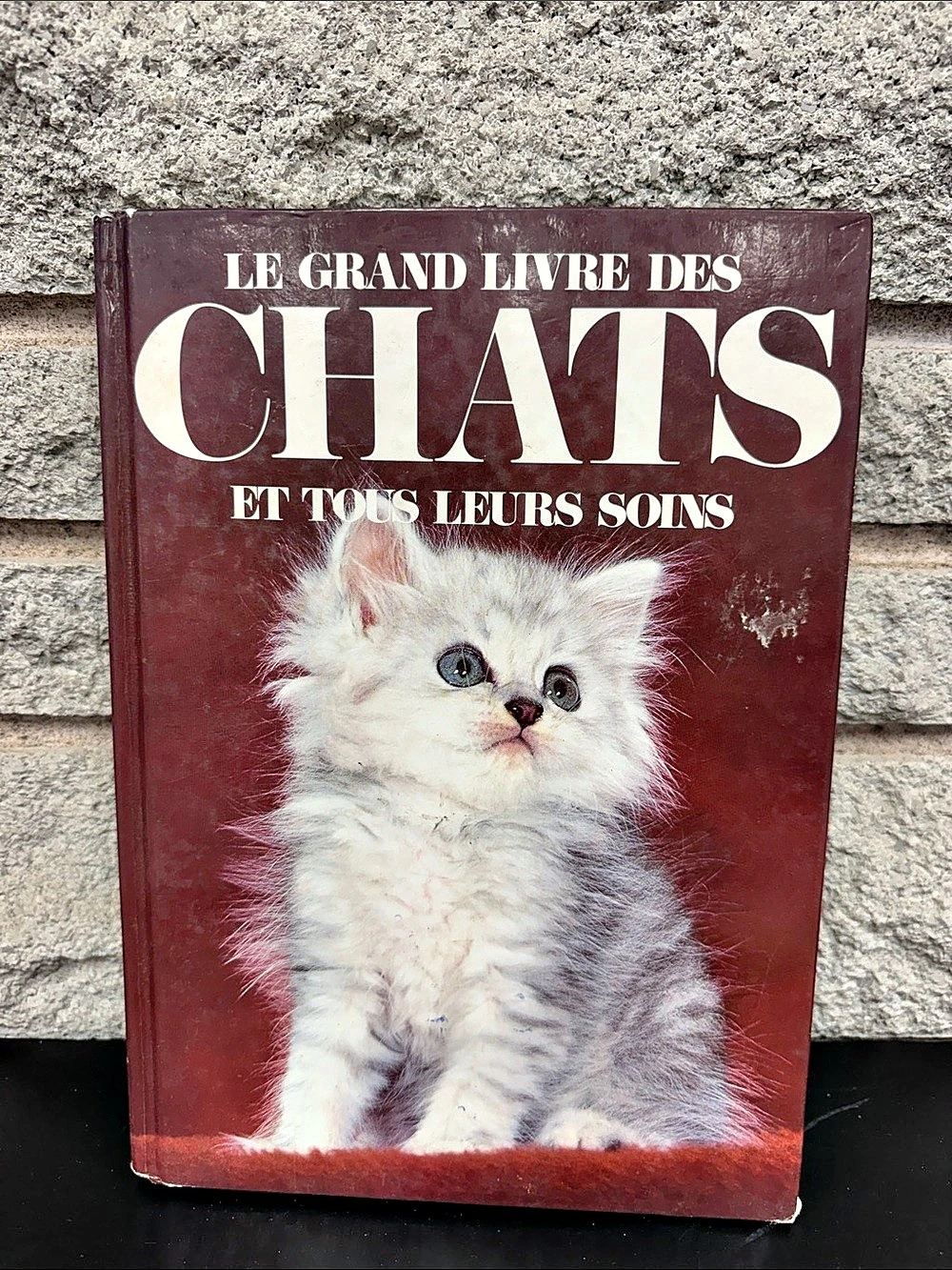 Le Grand Livre des Chats Cat Book Red & Blue